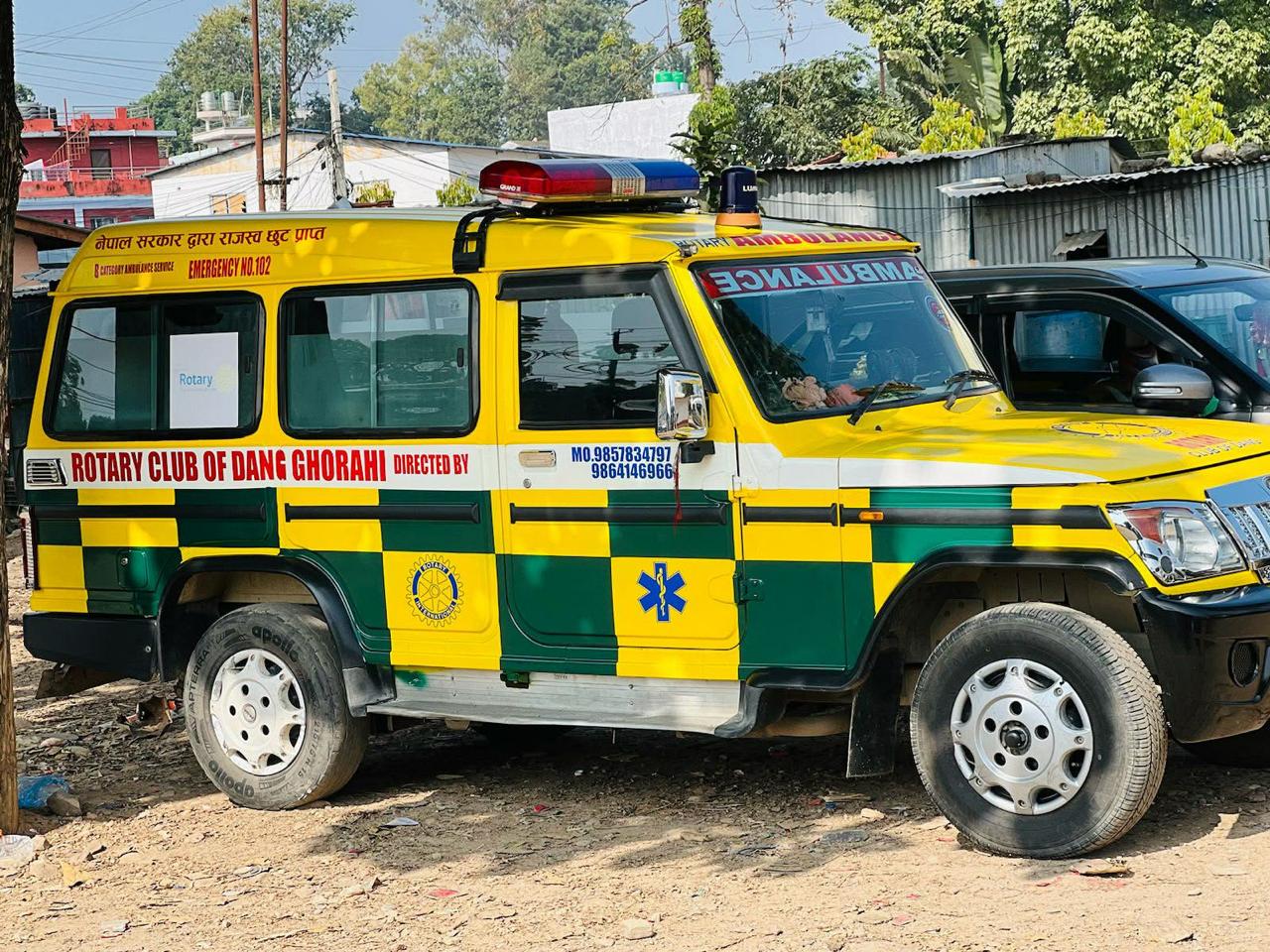 Free Rotary Amulance Service for August month